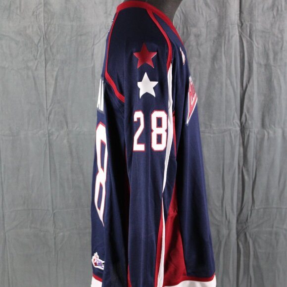 Lethbridge Hurricanes Jersey - Eric Godard 28 by Reebok - Men's 2XL - Picture 9 of 10